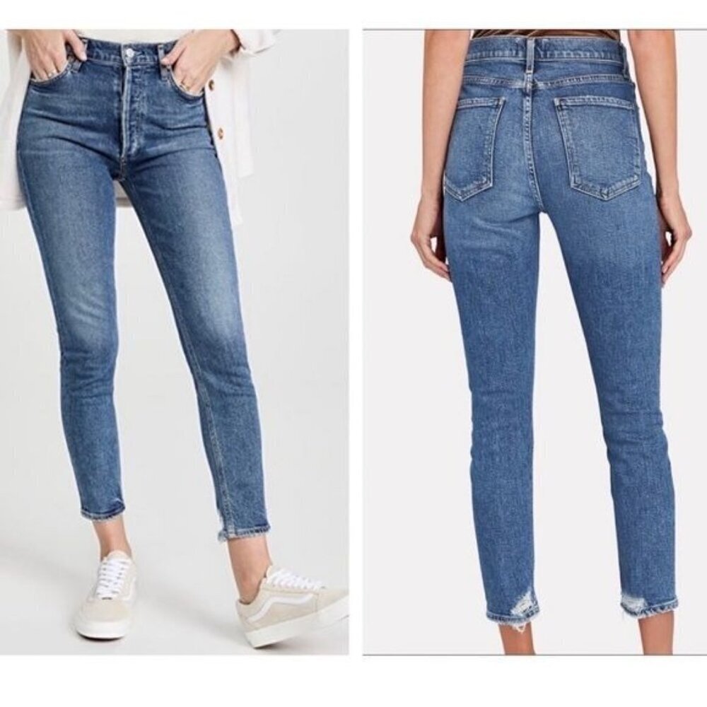 Agolde Nico. High Rise SLim Fit Jeans women size 26